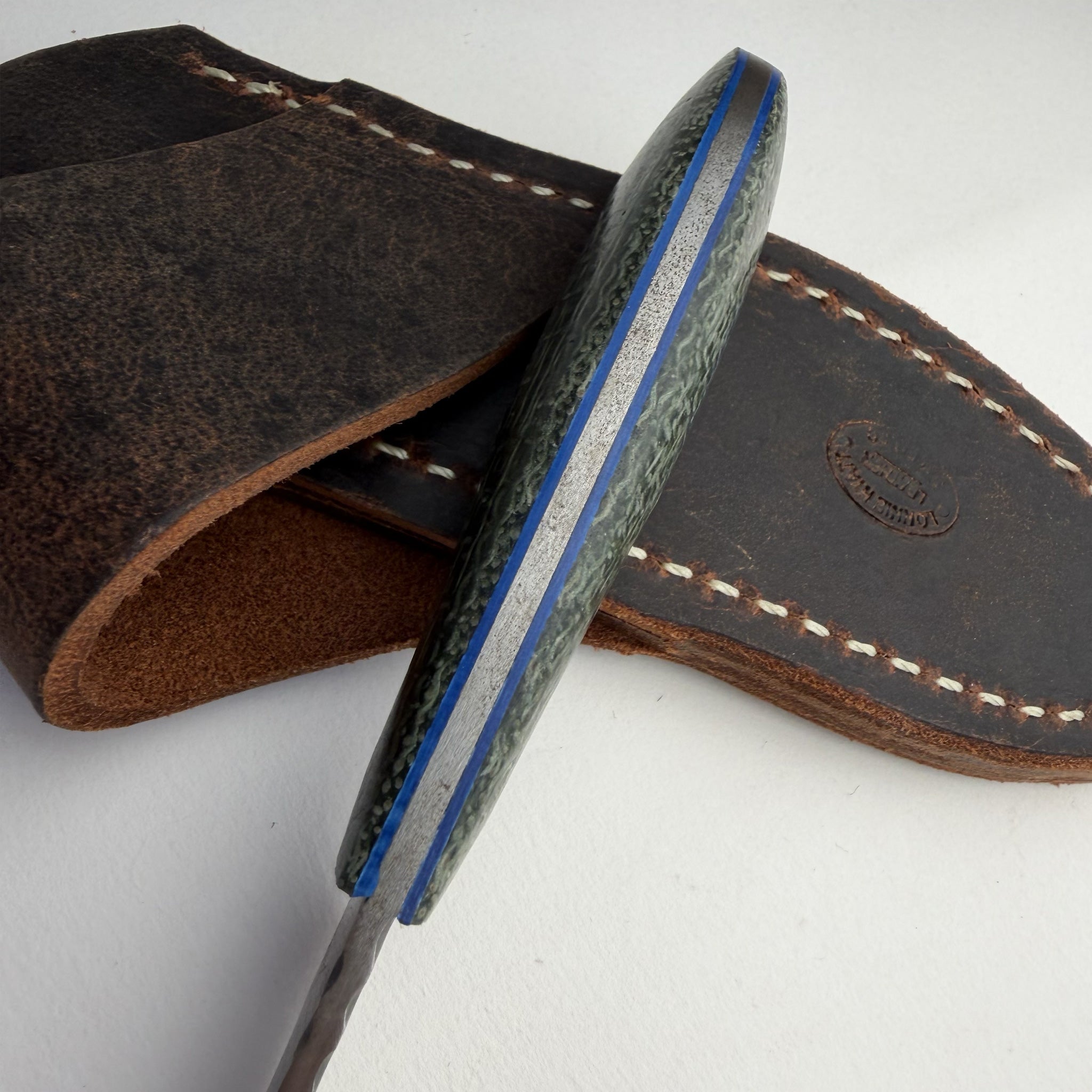 Woody's Damascus TR Max Field Knife (Handmade One & Only)