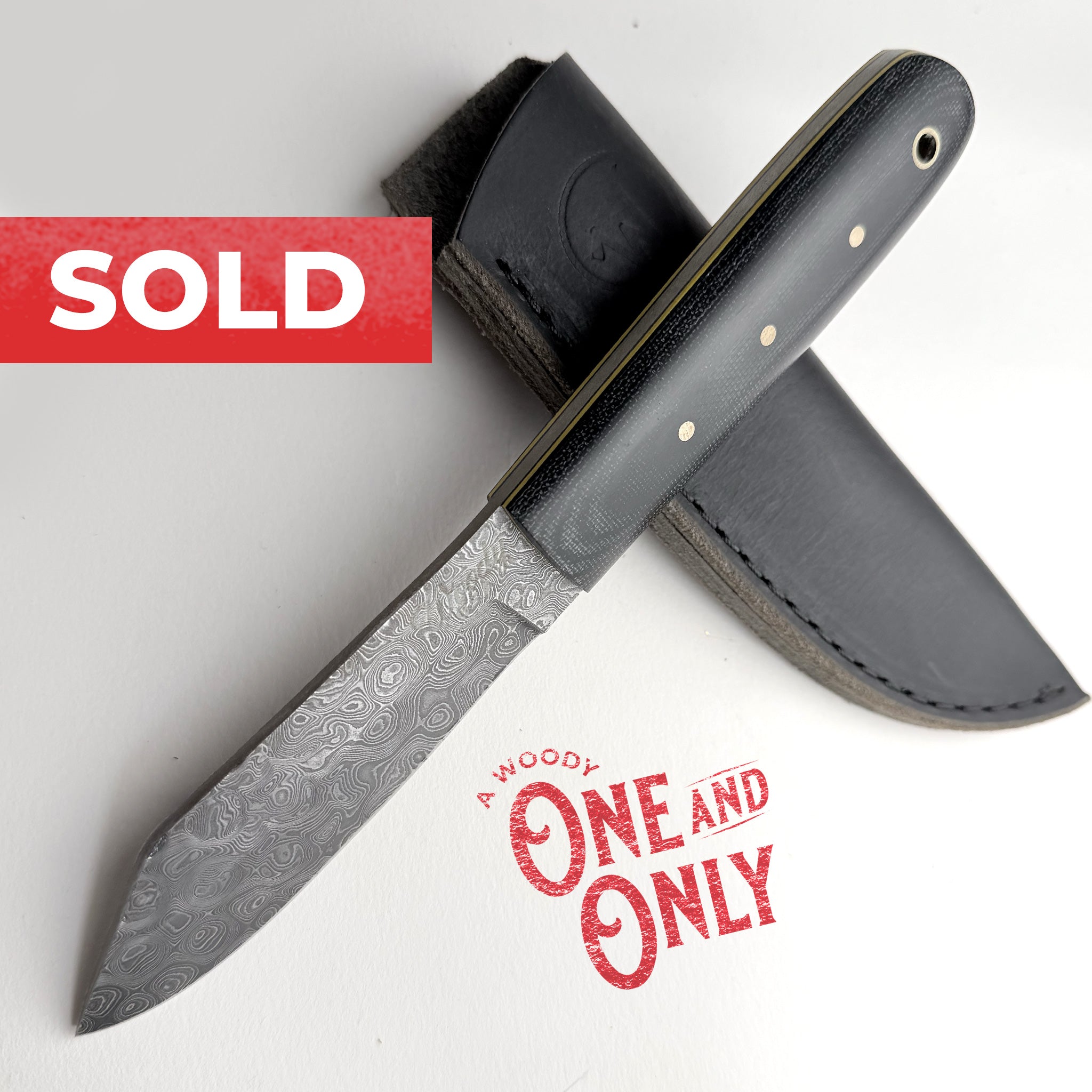 Gus' Ebony BuckShot Nessmuk Mountain Man (Handmade One & Only)