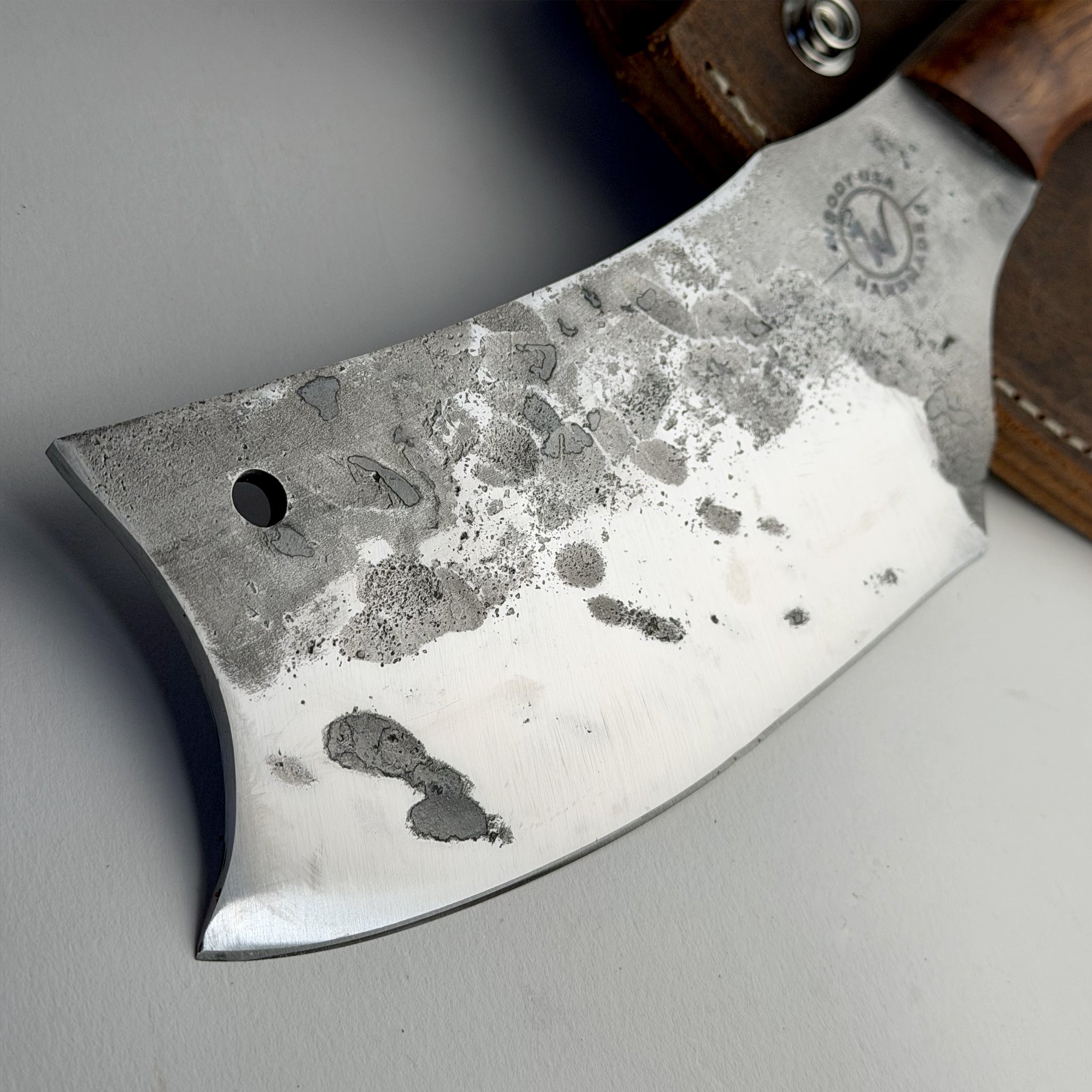 Woody's B.A. Pumpkintown Fire & Flea Market Christmas Cleaver (Handmade One & Only)