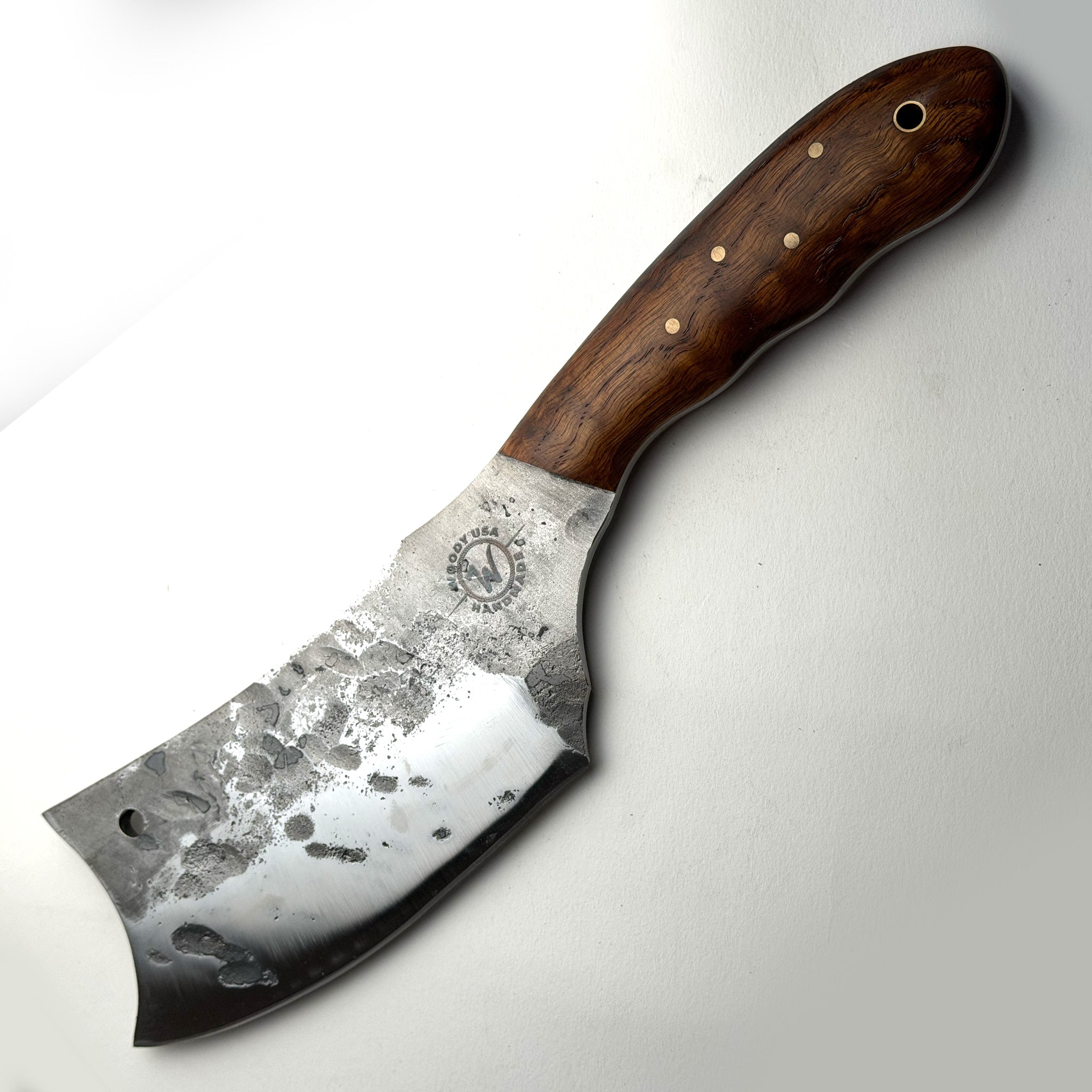 Woody's B.A. Pumpkintown Fire & Flea Market Christmas Cleaver (Handmade One & Only)