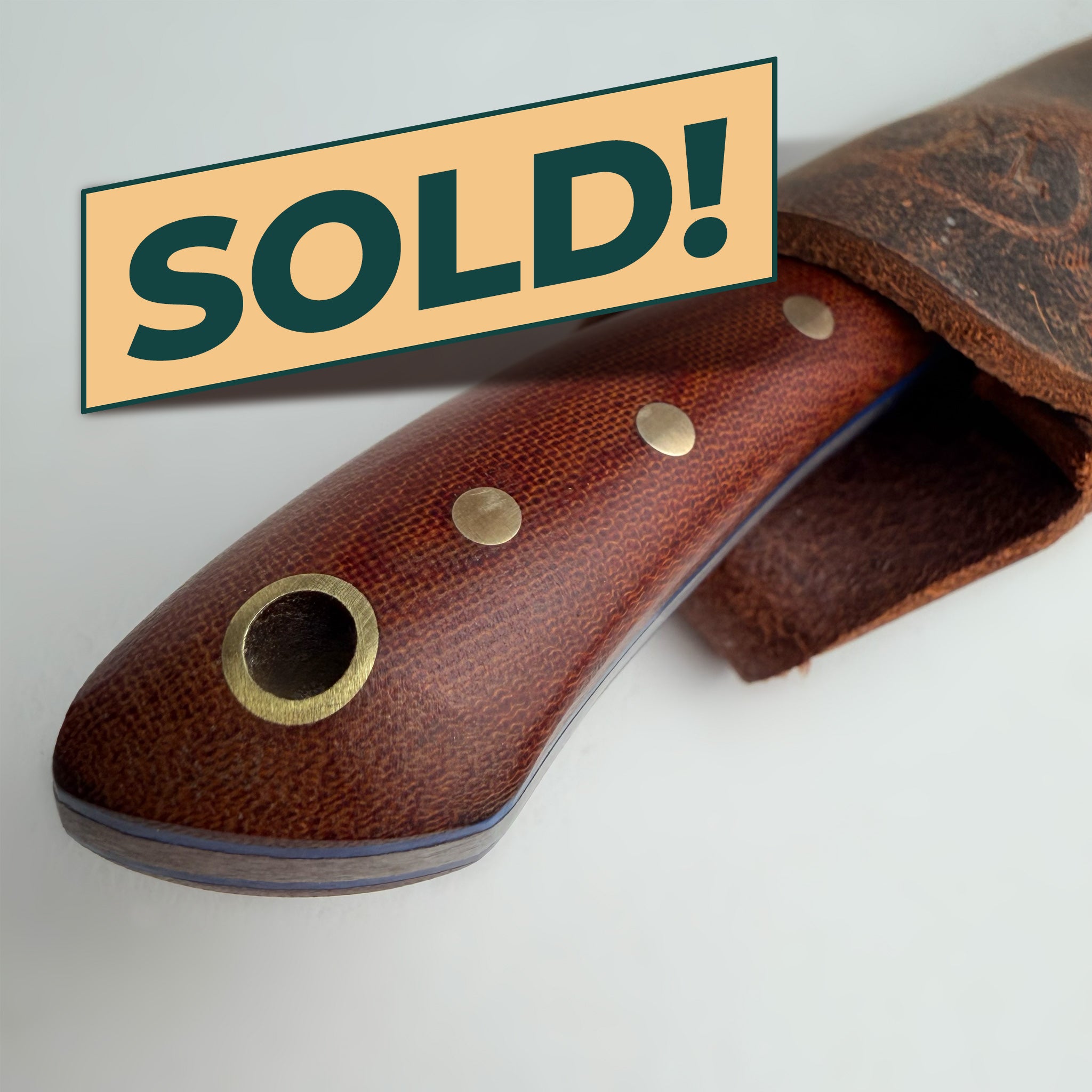 One & Only Damascus & Linen Micarta P'Cola